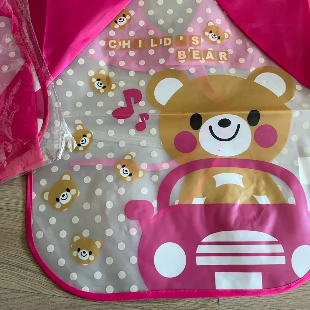 (3/$15‼️) NWT Set of 2 Baby Bibs with Sleeves